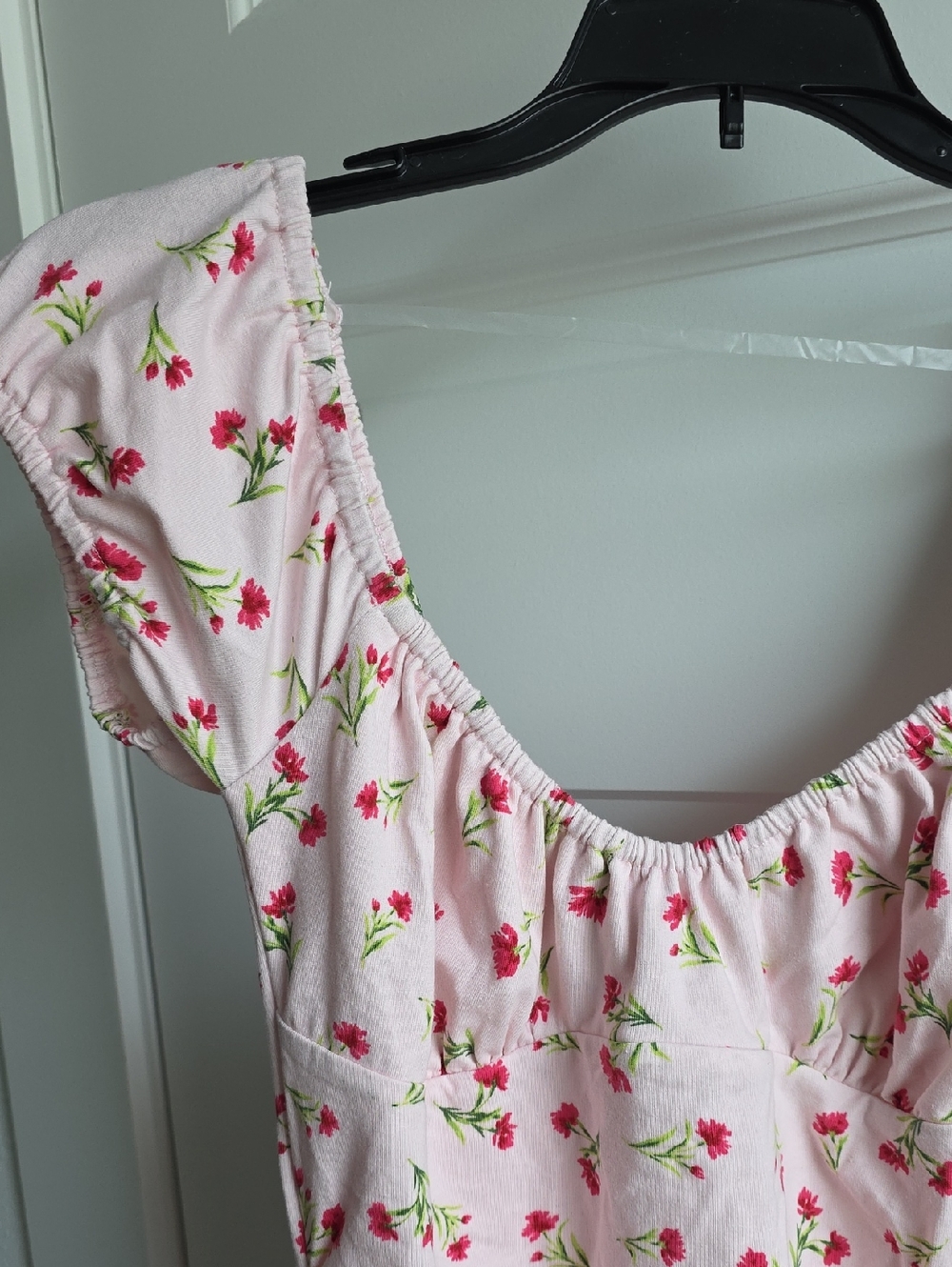 Wild Fable Pink Floral Scoop-Neck Mini dress Small G195 - Picture 3 of 11